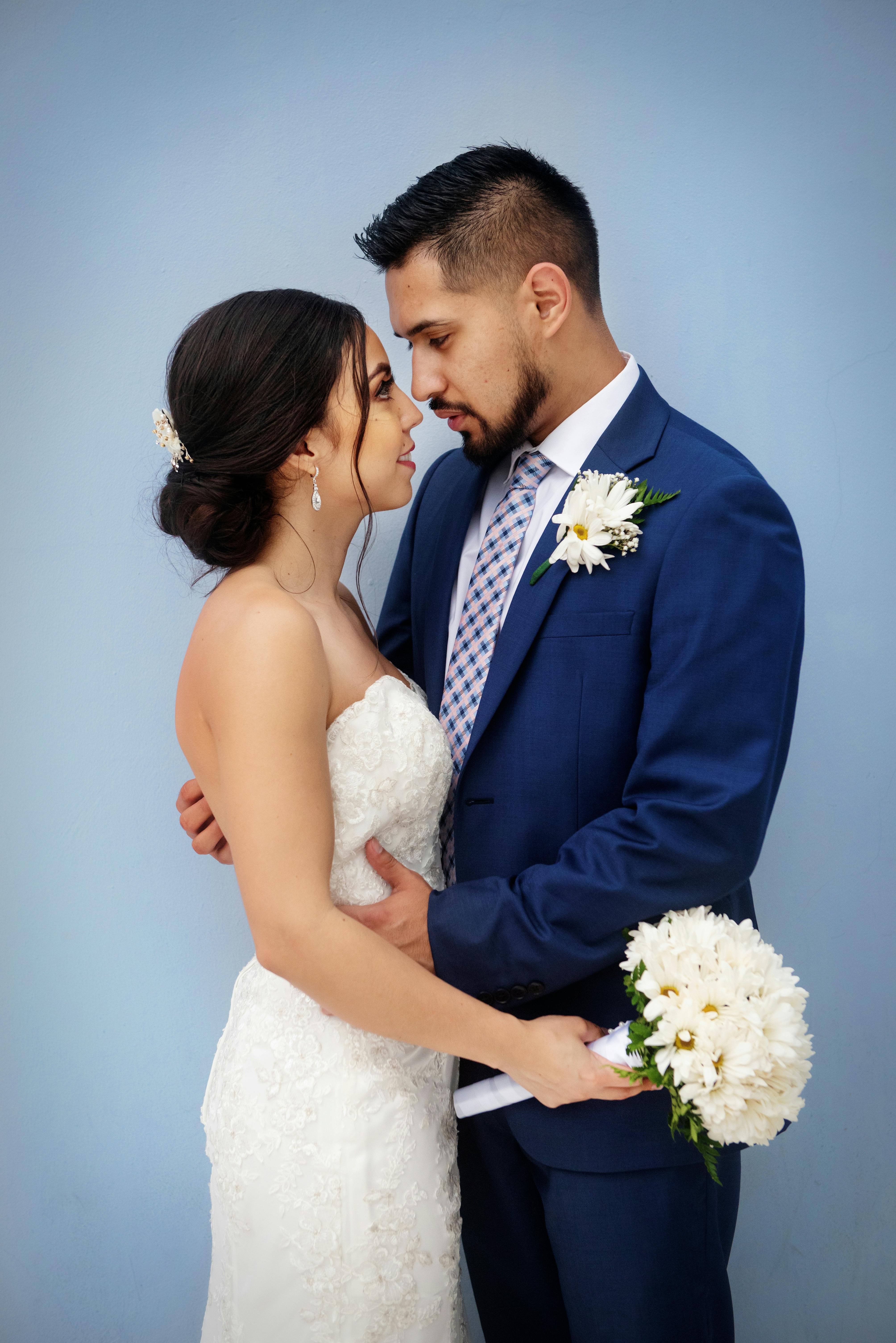 Couple looking into each other's eyes