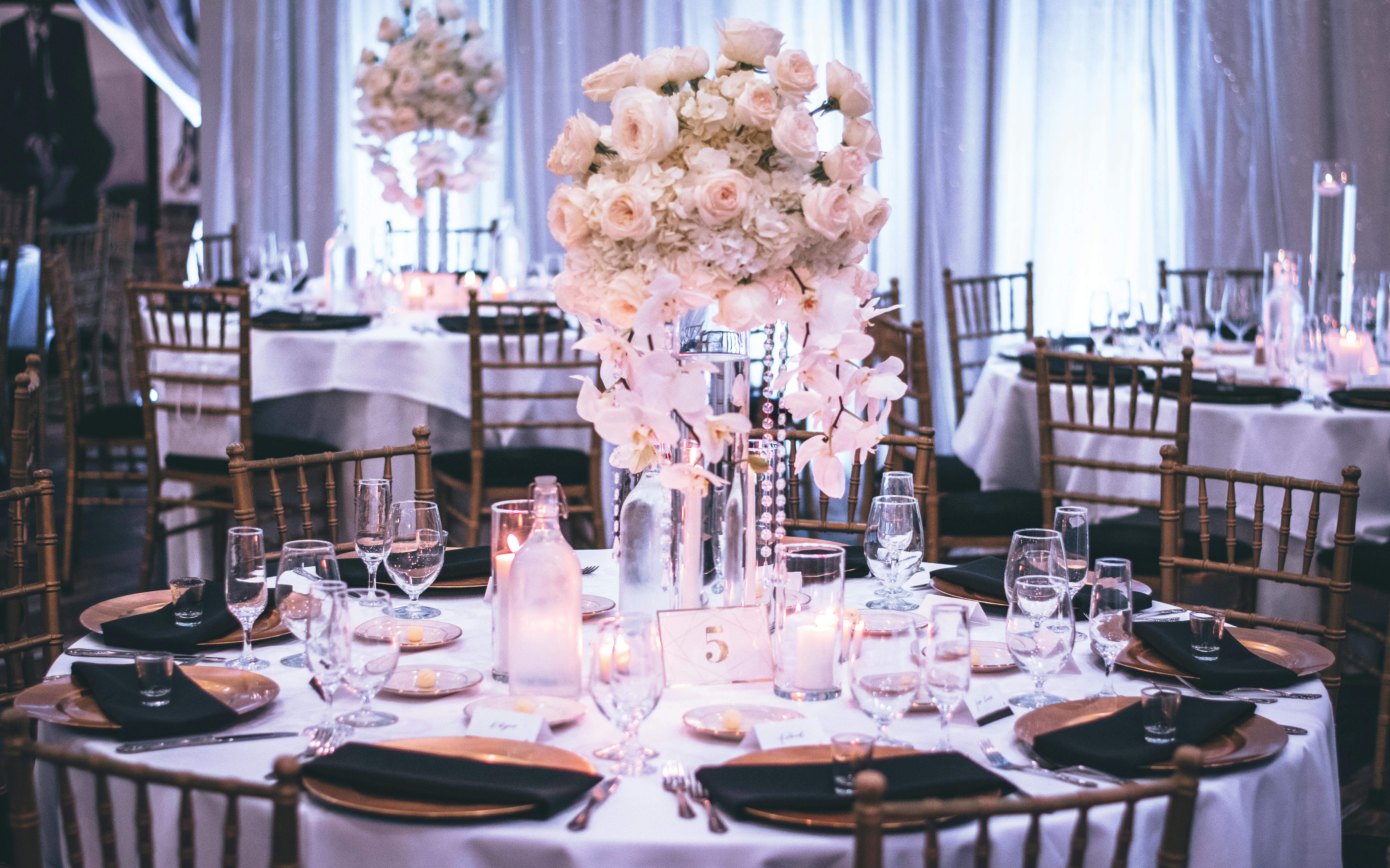The table is set and ready for guests